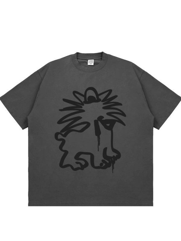 Men's Street Oversized Short Sleeve Tee-2