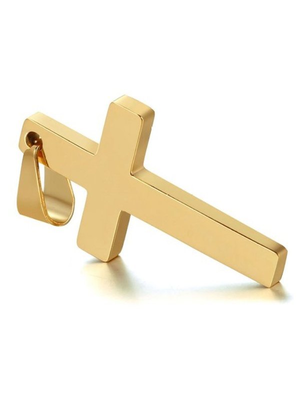 Men's Cross Pendant Necklace-4