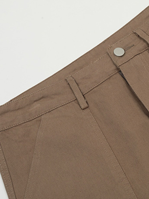 Men's Retro Pattern Casual Straight Leg Pants-6